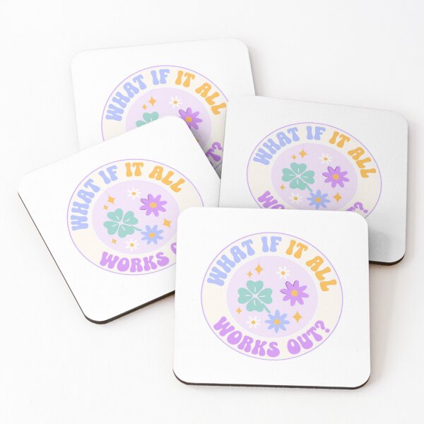 Item preview, What If It All Works Out? Optimistic Positive Thinking Manifestation Hopeful Wellness designed and sold by SkeletonsDanger.
