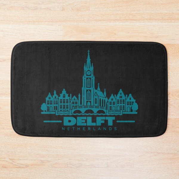 Item preview, Delft Netherlands Line Art Landmark Poster designed and sold by CMYKStudio.
