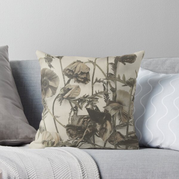 Item preview, Vintage Sepia Poppies Photography | Moody Botanical Dried Floral Art designed and sold by GabbasGallery.