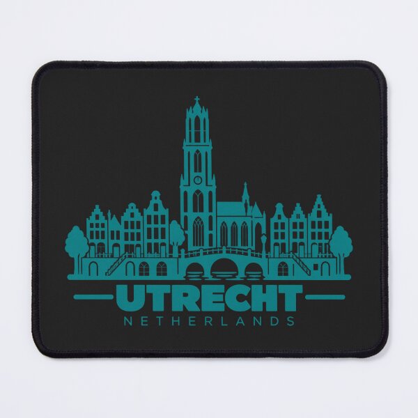 Item preview, Utrecht Netherlands Line Art Skyline Poster designed and sold by CMYKStudio.