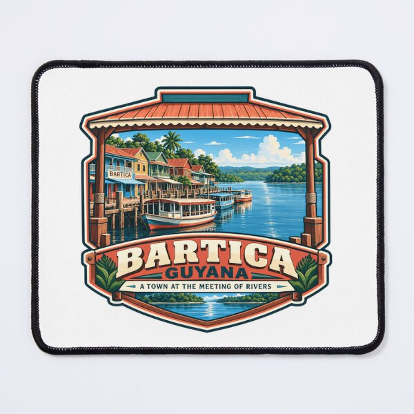 Item preview, Bartica Guyana A Town At The Meeting Of Rivers South America Travel Souvenir designed and sold by Star3NowForMe.