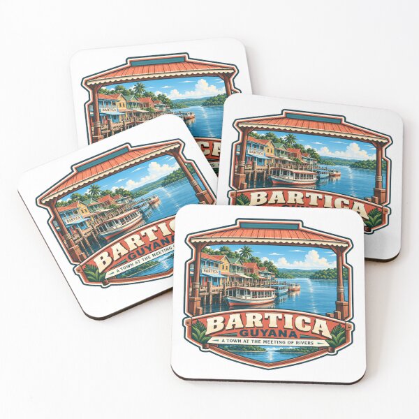 Item preview, Bartica Guyana A Town At The Meeting Of Rivers South America Travel Souvenir designed and sold by Star3NowForMe.