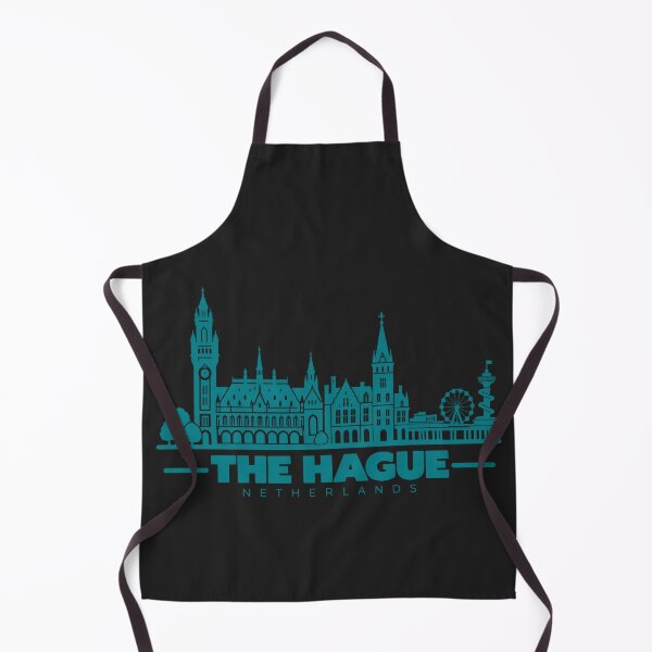 Item preview, The Hague Netherlands Line Art Skyline Poster designed and sold by CMYKStudio.