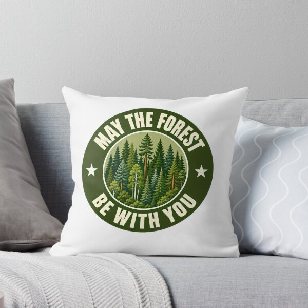 Item preview, May The Forest Be With You Nature Lover Outdoor Enthusiast Hiking Camping designed and sold by SkeletonsDanger.