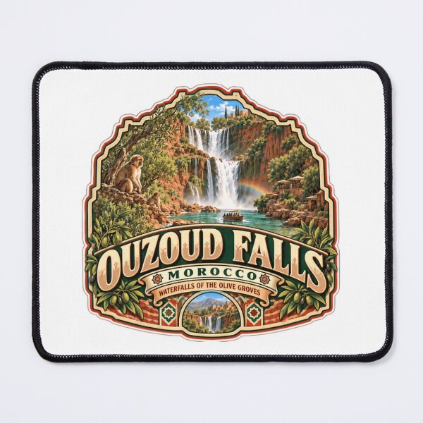 Item preview, Ouzoud Falls Morocco Waterfalls Of Travel Landmark Souvenir designed and sold by Star3NowForMe.