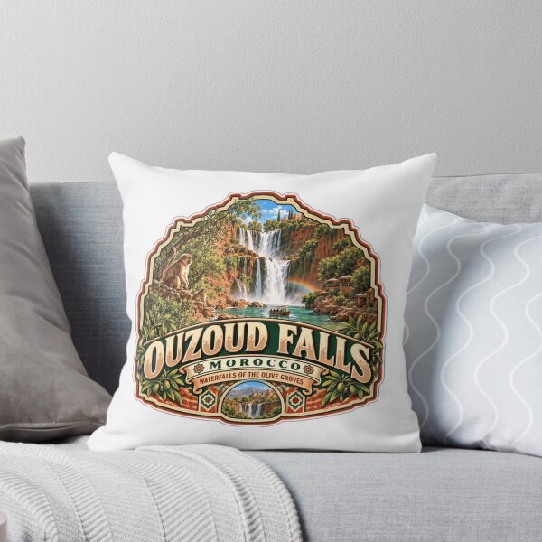 Item preview, Ouzoud Falls Morocco Waterfalls Of Travel Landmark Souvenir designed and sold by Star3NowForMe.