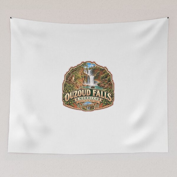 Item preview, Ouzoud Falls Morocco Waterfalls Of Travel Landmark Souvenir designed and sold by Star3NowForMe.