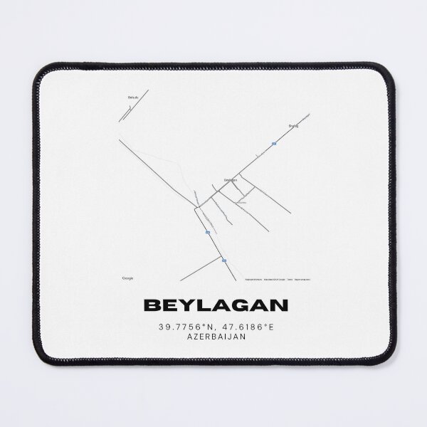 Item preview, Beylagan Azerbaijan Map Coordinates – Minimalist Location Design designed and sold by RM-Journey.