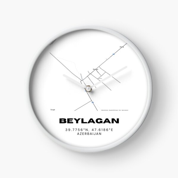 Item preview, Beylagan Azerbaijan Map Coordinates – Minimalist Location Design designed and sold by RM-Journey.