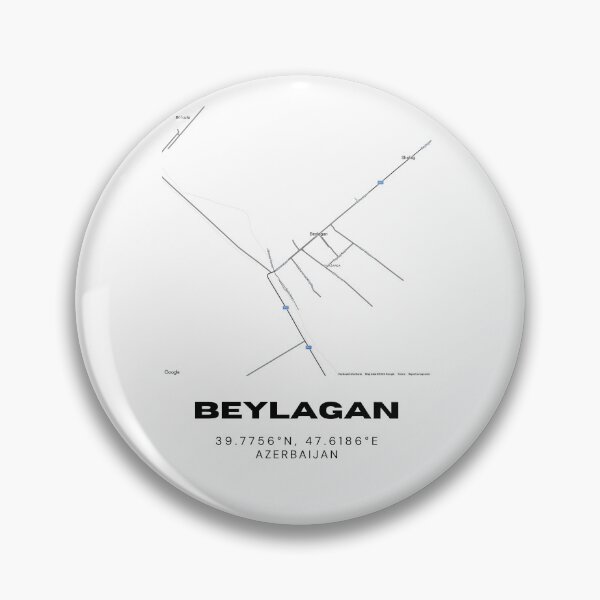 Item preview, Beylagan Azerbaijan Map Coordinates – Minimalist Location Design designed and sold by RM-Journey.