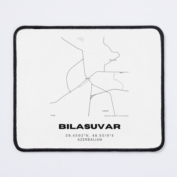 Item preview, Bilasuvar Azerbaijan Map Coordinates – Minimalist Location Design designed and sold by RM-Journey.