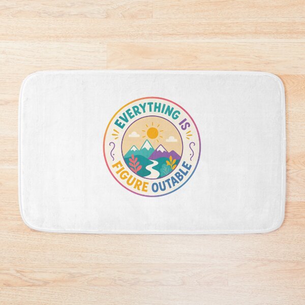 Item preview, Everything Is Figure Outable Motivational Quote Growth Mindset designed and sold by SkeletonsDanger.
