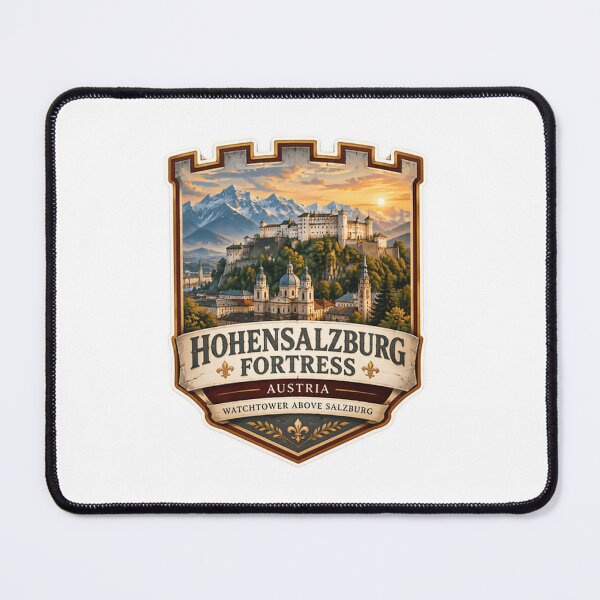 Item preview, Hohensalzburg Fortress Austria Watchtower Above Salzburg Travel Souvenir Historical Landmark designed and sold by Simsimah26Parks.
