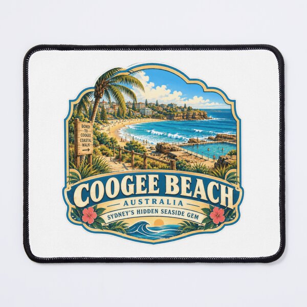Item preview, Coogee Beach Australia Sydney's Hidden Seaside Gem Bondi To Coogee Coastal Walk Travel Souvenir designed and sold by Star3NowForMe.