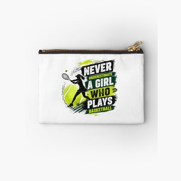 Item preview, Never Underestimate A Girl Who Plays Basketball Female Player Sport designed and sold by JonesFlora2025.