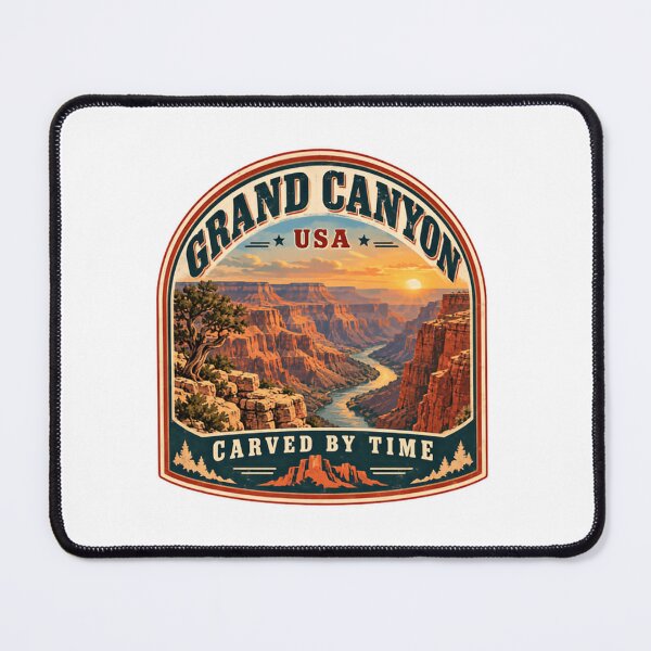 Item preview, Grand Canyon USA Carved By Time National Park Travel Souvenir Hiker designed and sold by Simsimah26Parks.