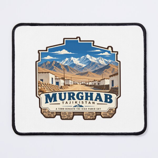 Item preview, Murghab Tajikistan A Town Beneath The High Pamir Sky Pamir Mountains Travel Central Asia Souvenir designed and sold by Simsimah26Parks.