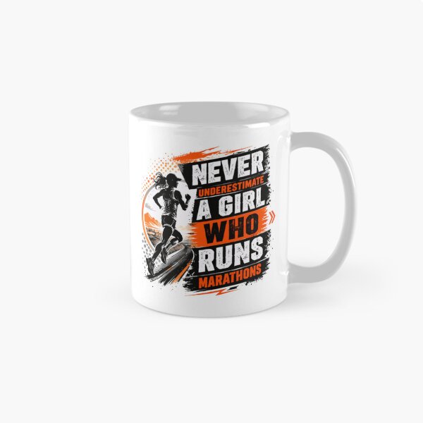 Item preview, Never Underestimate A Girl Who Runs Marathons Female Runner Marathon Running designed and sold by JonesFlora2025.