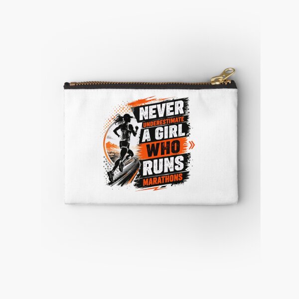 Item preview, Never Underestimate A Girl Who Runs Marathons Female Runner Marathon Running designed and sold by JonesFlora2025.