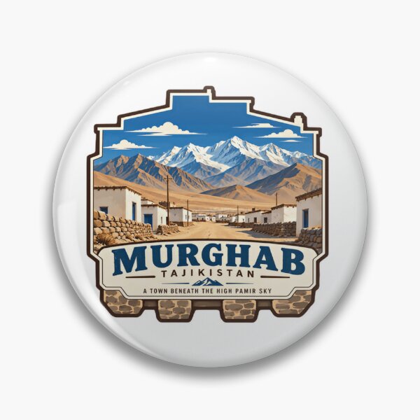 Item preview, Murghab Tajikistan A Town Beneath The High Pamir Sky Pamir Mountains Travel Central Asia Souvenir designed and sold by Simsimah26Parks.