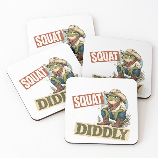 Item preview, Squat Diddly Funny Cowboy Frog Western Ranch designed and sold by JonesFlora2025.