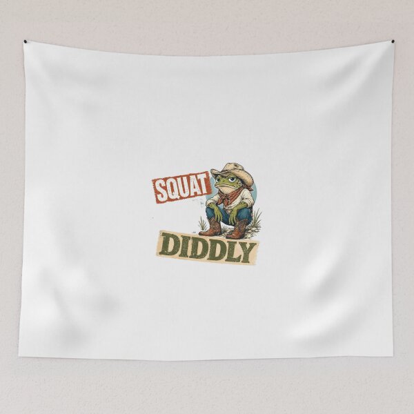 Item preview, Squat Diddly Funny Cowboy Frog Western Ranch designed and sold by JonesFlora2025.