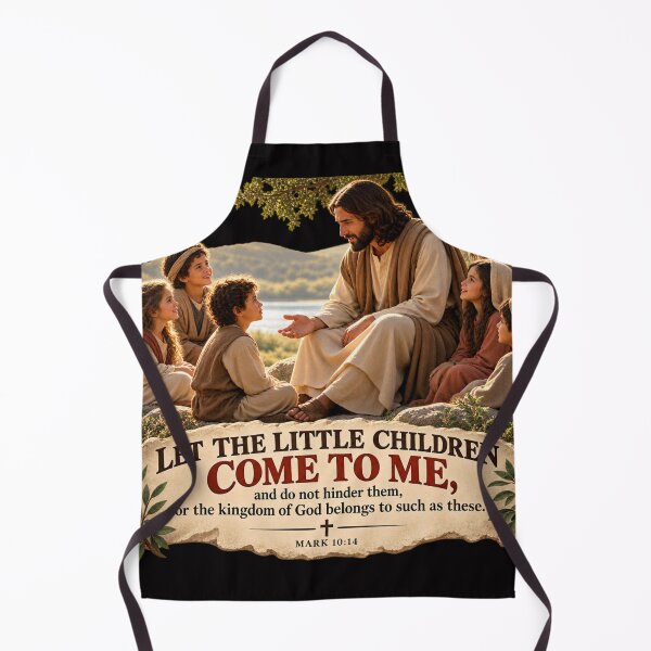 Item preview, Let the Little Children Come to Me, Mark 10:14 designed and sold by TheBibleStop.