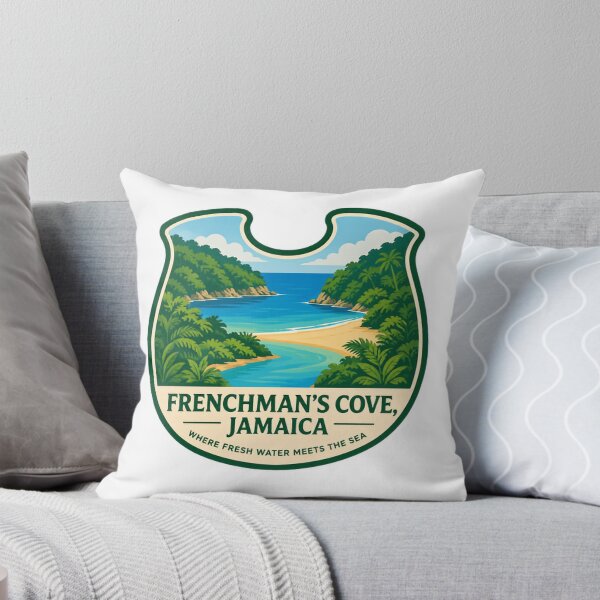 Item preview, Frenchman's Cove, Jamaica Where Fresh Water Meets The Sea Tropical Vacation Destination Travel Souvenir designed and sold by Simsimah26Parks.