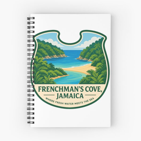 Item preview, Frenchman's Cove, Jamaica Where Fresh Water Meets The Sea Tropical Vacation Destination Travel Souvenir designed and sold by Simsimah26Parks.