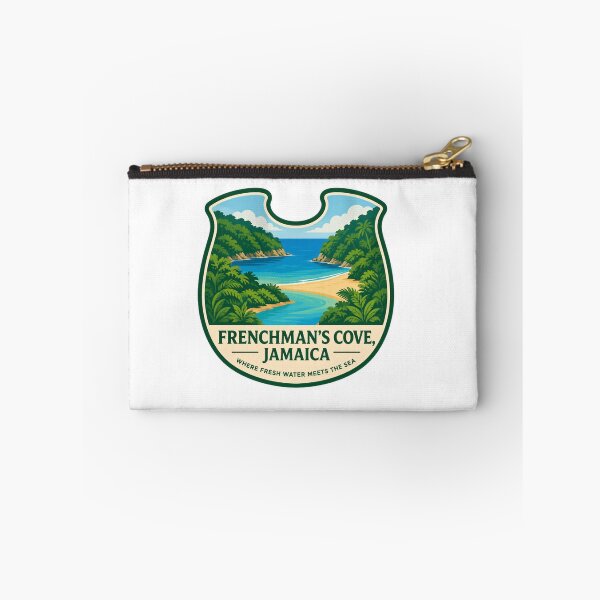Item preview, Frenchman's Cove, Jamaica Where Fresh Water Meets The Sea Tropical Vacation Destination Travel Souvenir designed and sold by Simsimah26Parks.