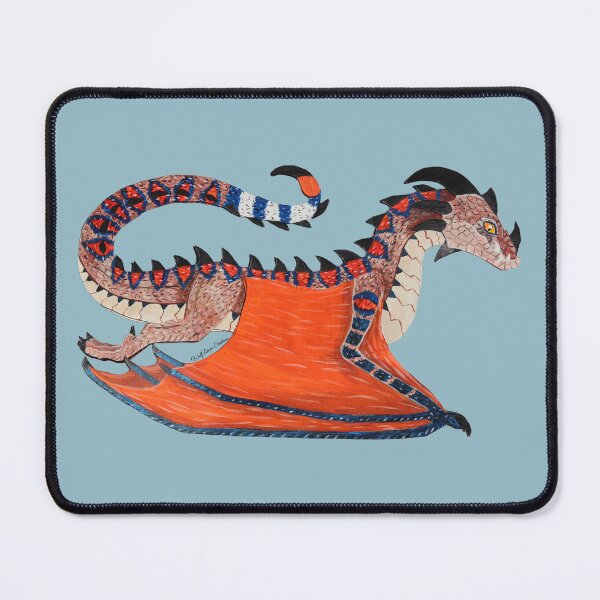 Item preview, Desert wyvern painted paper cutout designed and sold by WolfRaven Creations.