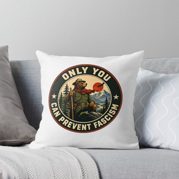 Item preview, Only You Can Prevent Fascism Political Activism Human Rights Democracy Civil Liberties designed and sold by SkeletonsDanger.