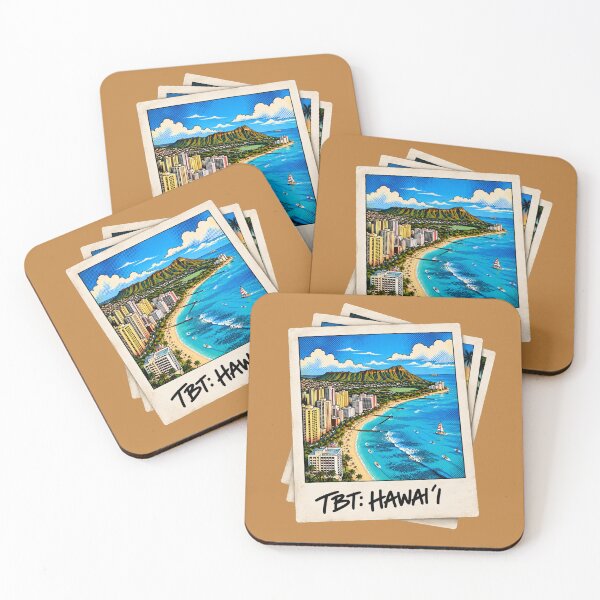 Item preview, TBT: Hawaii – Waikiki & Diamond Head Vintage Polaroid designed and sold by ByJeffro.