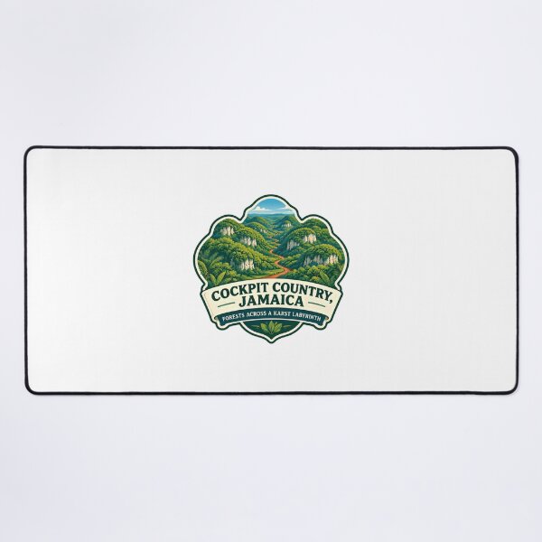 Item preview, Cockpit Country Jamaica Travel Landscape Explorer designed and sold by Star3NowForMe.