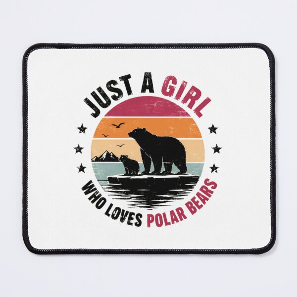 Item preview, Just A Girl Who Loves Polar Bears Animal Lover Wildlife designed and sold by JonesFlora2025.