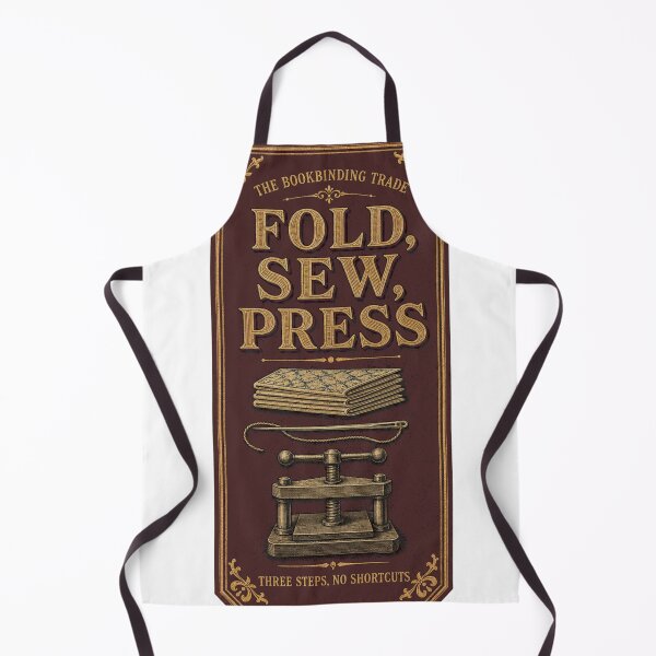 Item preview, Fold Sew Press Bookbinder's Guild Sign designed and sold by BoosterShop.