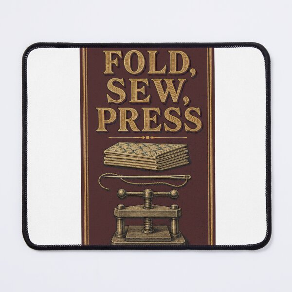 Item preview, Fold Sew Press Bookbinder's Guild Sign designed and sold by BoosterShop.