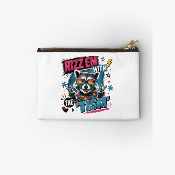 Item preview, Rizz Em With The 'Tism Autism Neurodiversity Pansexual LGBTQ Pride designed and sold by JonesFlora2025.