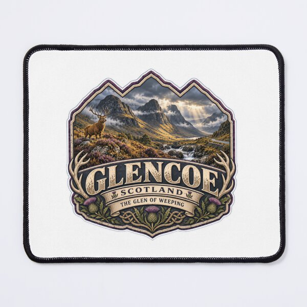 Item preview, Glencoe Scotland The Glen Of Weeping Scottish Highlands Travel Souvenir designed and sold by Simsimah26Parks.