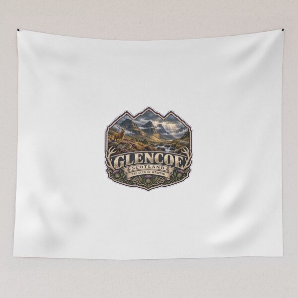 Item preview, Glencoe Scotland The Glen Of Weeping Scottish Highlands Travel Souvenir designed and sold by Simsimah26Parks.