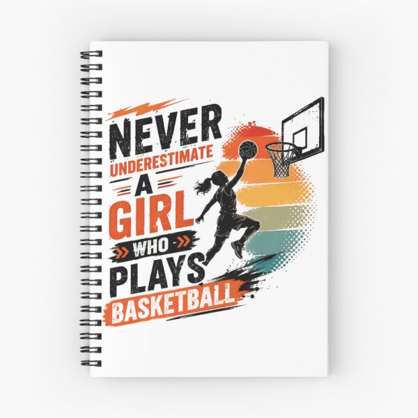 Item preview, Never Underestimate A Girl Who Plays Basketball Female Player Athlete Sports designed and sold by JonesFlora2025.