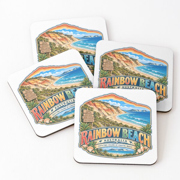Item preview, Rainbow Beach Australia Queensland Travel Vacation Souvenir designed and sold by Star3NowForMe.
