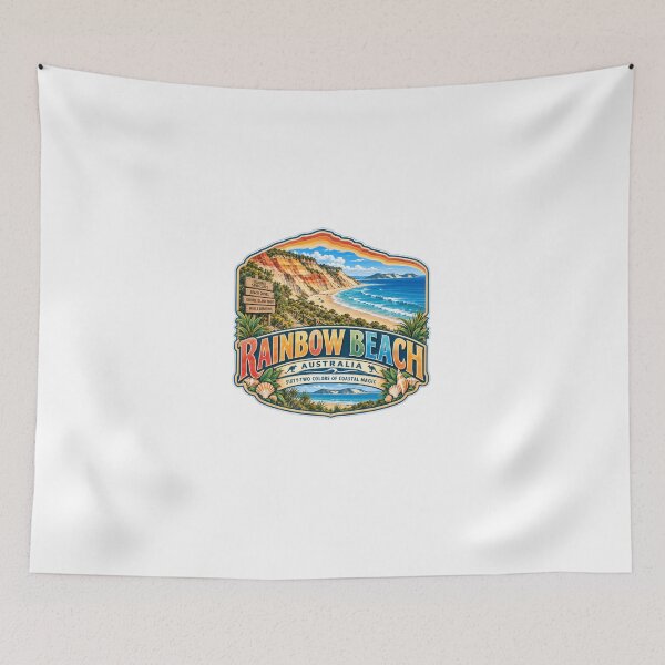 Item preview, Rainbow Beach Australia Queensland Travel Vacation Souvenir designed and sold by Star3NowForMe.