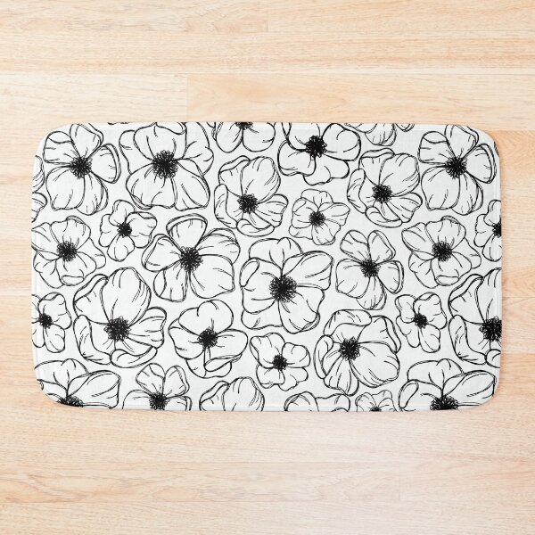 Item preview, White Flowers on White Background designed and sold by D-G-Designs.