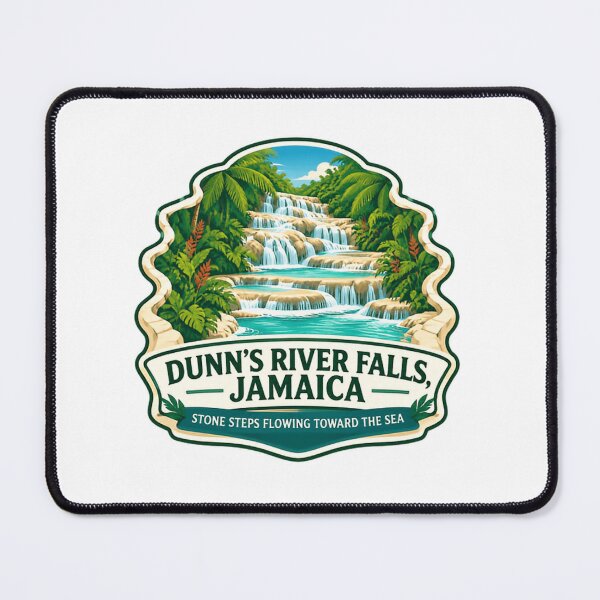 Item preview, Dunn's River Falls, Jamaica Stone Steps Flowing Toward The Sea Caribbean Vacation designed and sold by Simsimah26Parks.