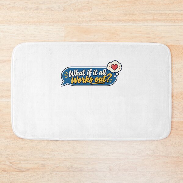 Item preview, What If It All Works Out? Positive Affirmation Optimistic Believer designed and sold by SkeletonsDanger.
