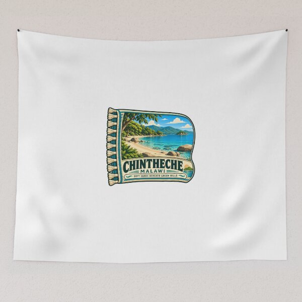 Item preview, Chintheche Malawi Soft Sands Beneath Green Hills Travel Vacation Souvenir Destination Africa designed and sold by Star3NowForMe.
