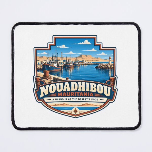 Item preview, Nouadhibou Mauritania A Harbour At The Desert's Edge Travel Destination Souvenir designed and sold by Simsimah26Parks.