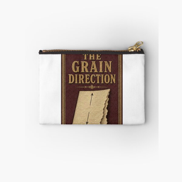 Item preview, Mind The Grain Direction Bookbinder Rule Sign designed and sold by BoosterShop.