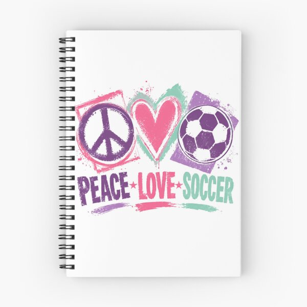 Item preview, Peace Love Soccer Player Fan Athlete designed and sold by RetroMini2026.